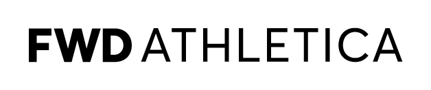 FWD Athletica logo in black text on a white background