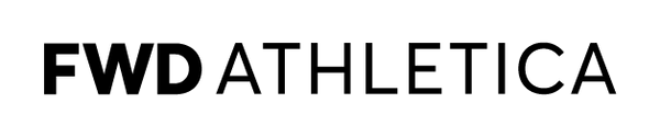 FWD Athletica logo in black text on a white background